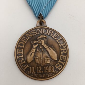 Friedensnobelpreis Medaille UNO 1988